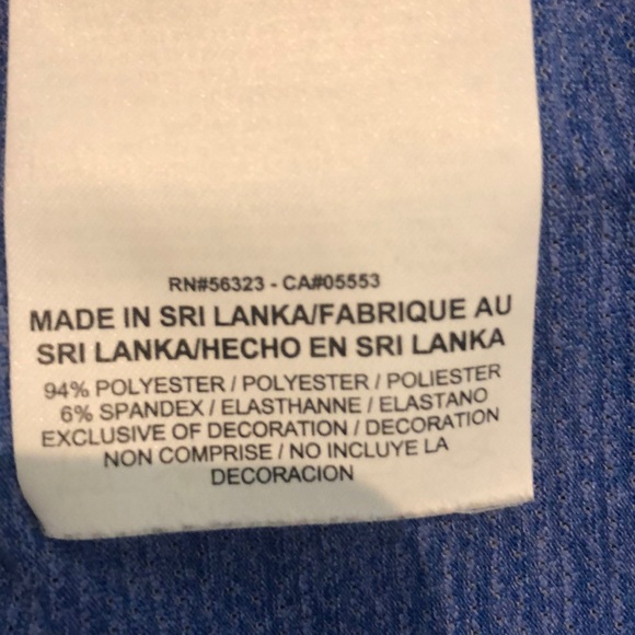 NIKE DRI-FIT ATHLETIC T SHIRT BLUE MENS S - Picture 6 of 8